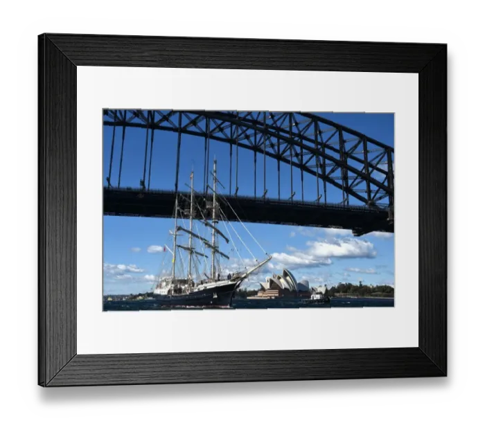 Framed Print : Australia-Britain-Ship-Tenacious
