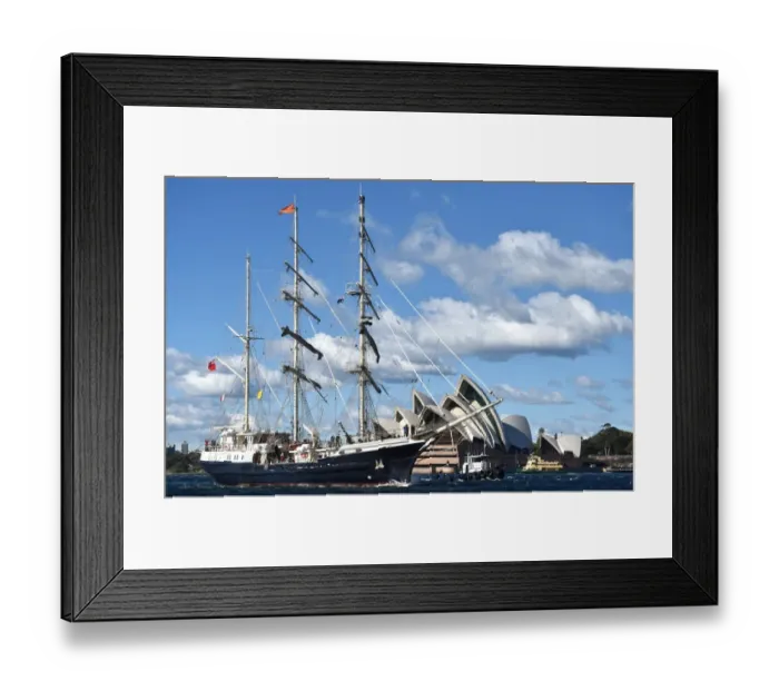 Framed Print : Australia-Britain-Tall Ship-Tenacious Framed Print : Australia-Britain-Tall Ship-Tenacious