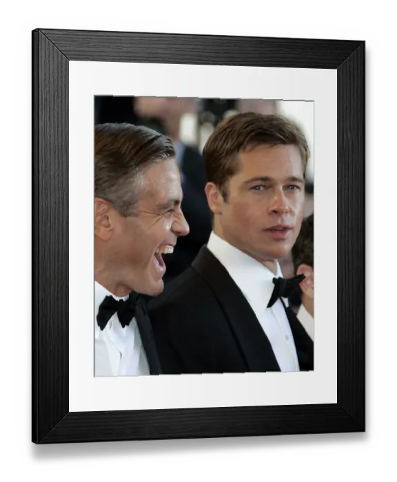 Framed Print : France-Cinema-Cannes-Film-Festival-Ocean 13