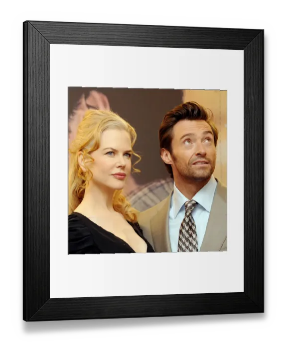 Framed Print : Italy-Cinema-Australia-Kidman-Jackman
