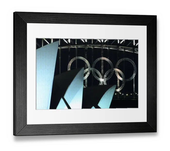 Framed Print : Oly2000-Sydney-Harbour Bridge