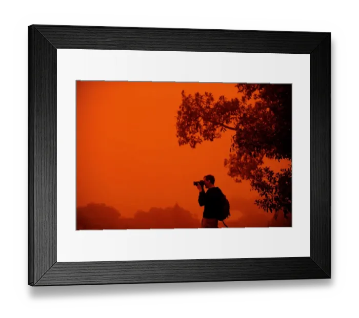 Framed Print : Australia-Weather-Dust