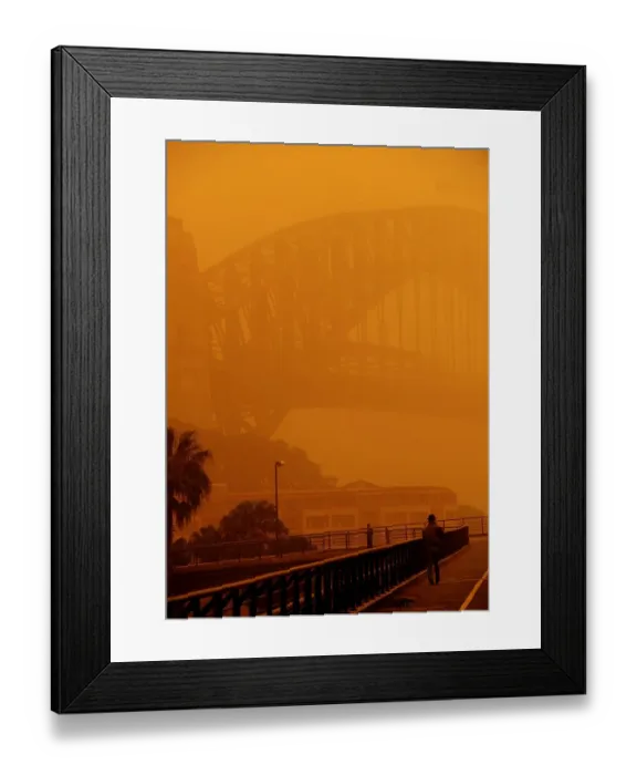 Framed Print : Topshots-Australia-Weather-Dust Framed Print : Topshots-Australia-Weather-Dust