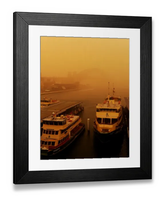 Framed Print : Australia-Weather-Dust