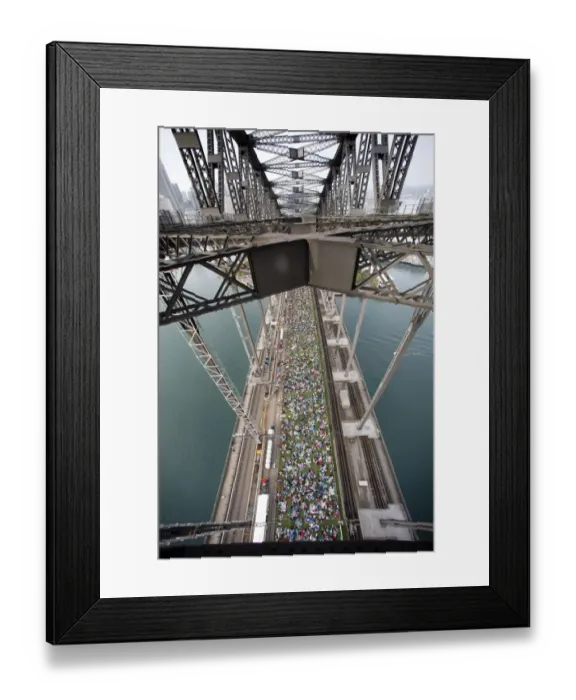 Framed Print : Australia-Festival-Breakfast-Bridge
