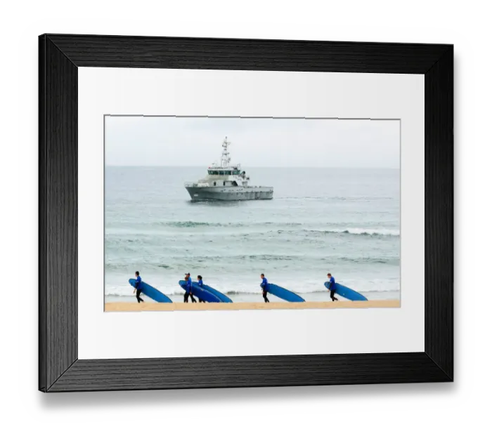 Framed Print : Australia-Britain-Royals-Surfers