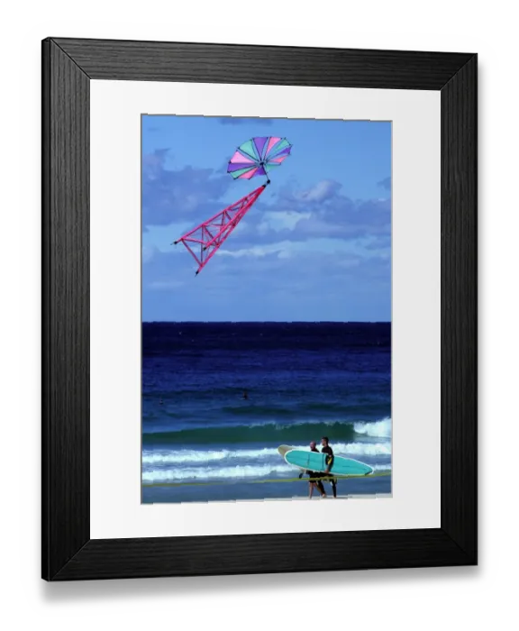 Framed Print : Australia-Kites-Windmill Framed Print : Australia-Kites-Windmill