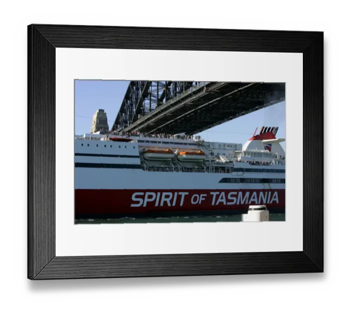 Framed Print : Australia-Transport-Maritime-Tasmania Framed Print : Australia-Transport-Maritime-Tasmania