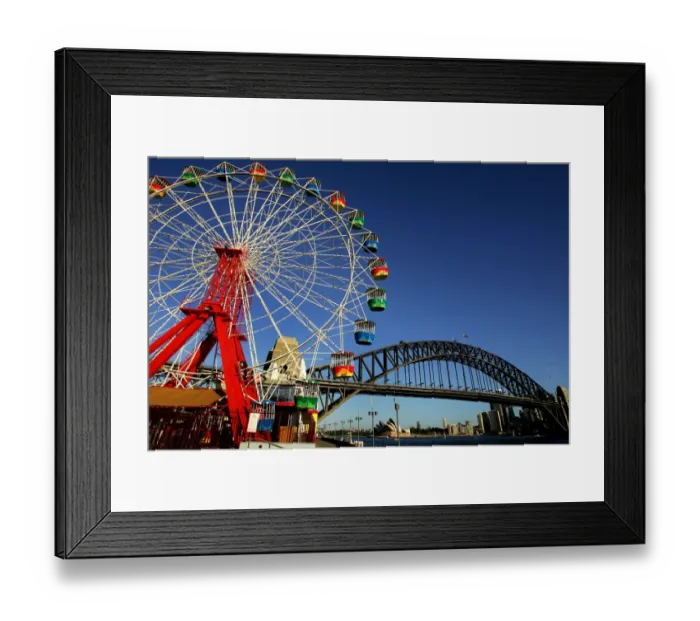 Framed Print : Australia-Bridge-Harbour-Steel Framed Print : Australia-Bridge-Harbour-Steel