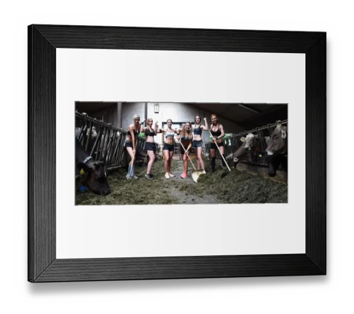 Framed Print : Bavaria - Farming Calender Framed Print : Bavaria - Farming Calender