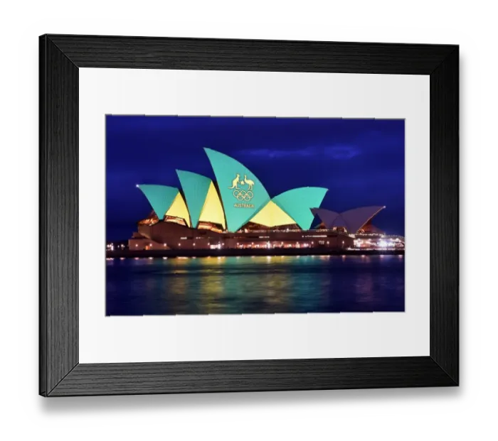 Framed Print : Oly-2016-Aus-Opera House Framed Print : Oly-2016-Aus-Opera House