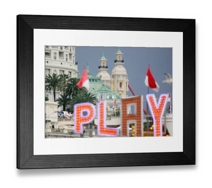 Framed Print : Monaco-Royal-Albert-Casino