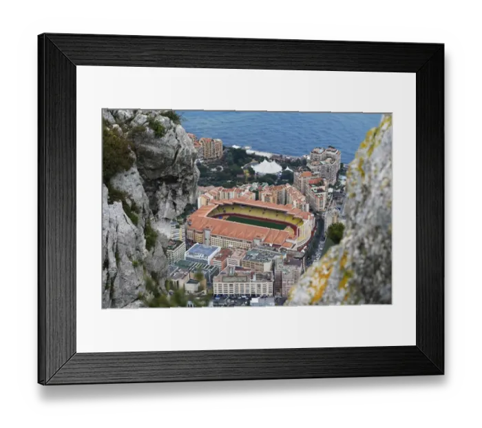 Framed Print : Travel-Monaco-Louis II Stadium