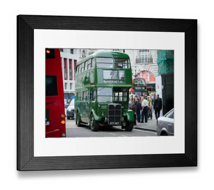 Framed Print : Britain-Transport-Bus