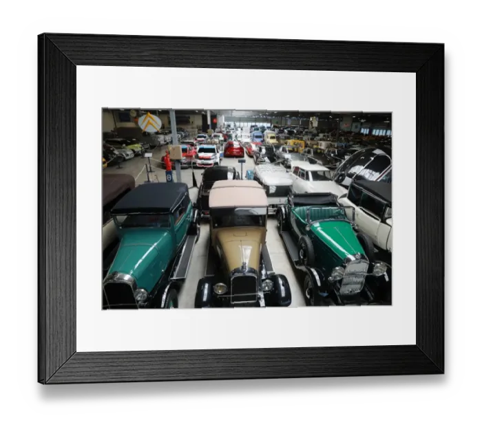 Framed Print : France-Automobile-Museum