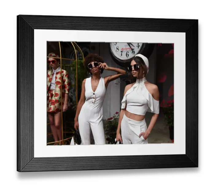 Framed Print : New York Fashion Week - Day 6 Framed Print : New York Fashion Week - Day 6