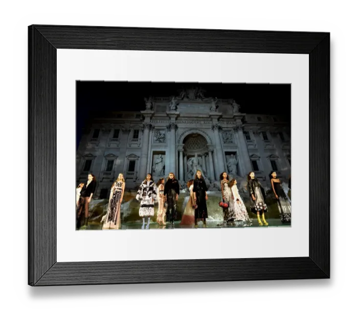 Framed Print : Fashion-Ita-Fendi Framed Print : Fashion-Ita-Fendi