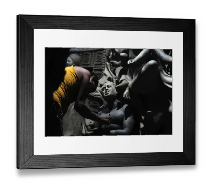 Framed Print : India-Religion-Hindu-Navratri Framed Print : India-Religion-Hindu-Navratri