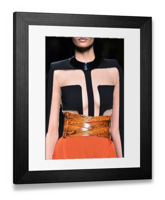 Framed Print : Fashion-France-Balmain Framed Print : Fashion-France-Balmain