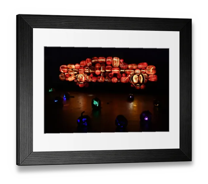 Framed Print : Us-Halloween-Festival-Pumpkin