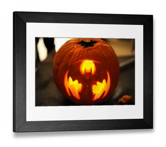 Framed Print : Us-Halloween-Pumpkin Carving