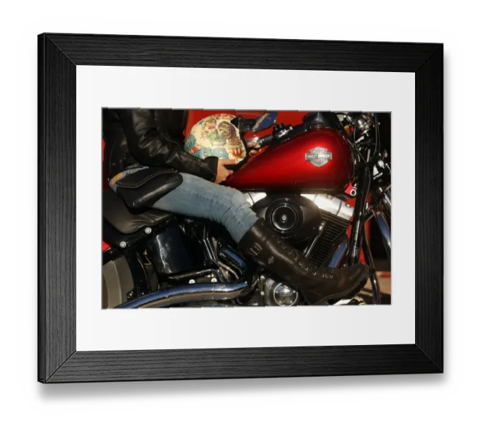 Framed Print : Lebanon-Biker-Women Framed Print : Lebanon-Biker-Women