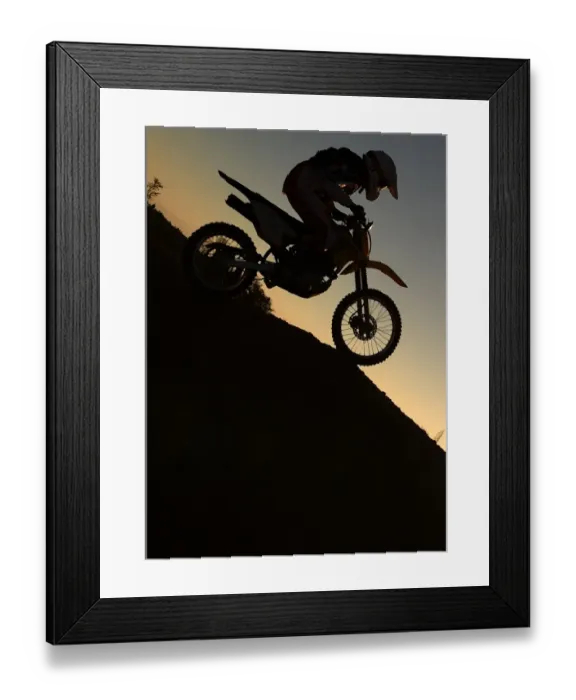 Framed Print : Morocco-Biker-Women Framed Print : Morocco-Biker-Women