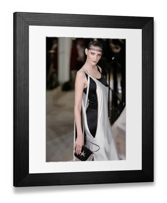 Framed Print : France-Fashion-Chanel-Lagerfeld Framed Print : France-Fashion-Chanel-Lagerfeld