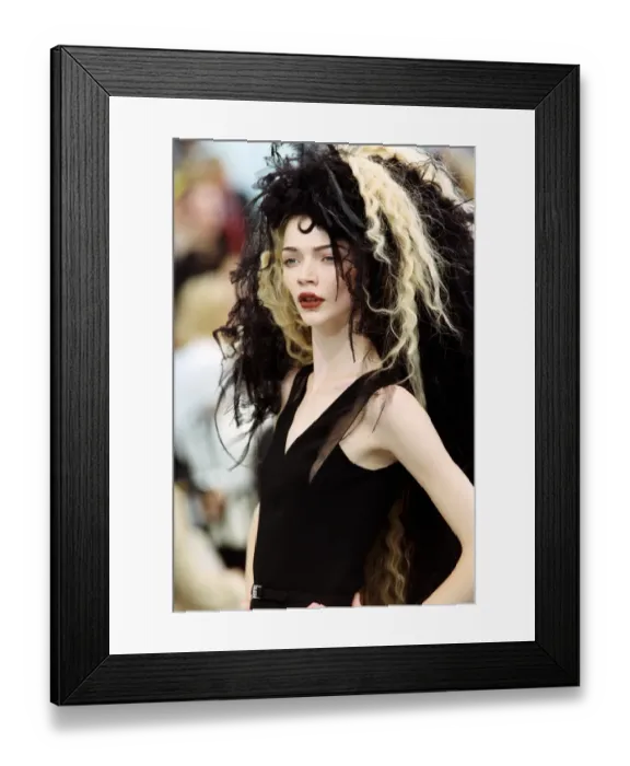 Framed Print : France-Fashion-Chanel-Lagerfeld