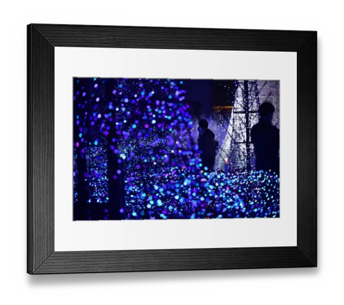 Framed Print : Japan-Illumination-Christmas Framed Print : Japan-Illumination-Christmas
