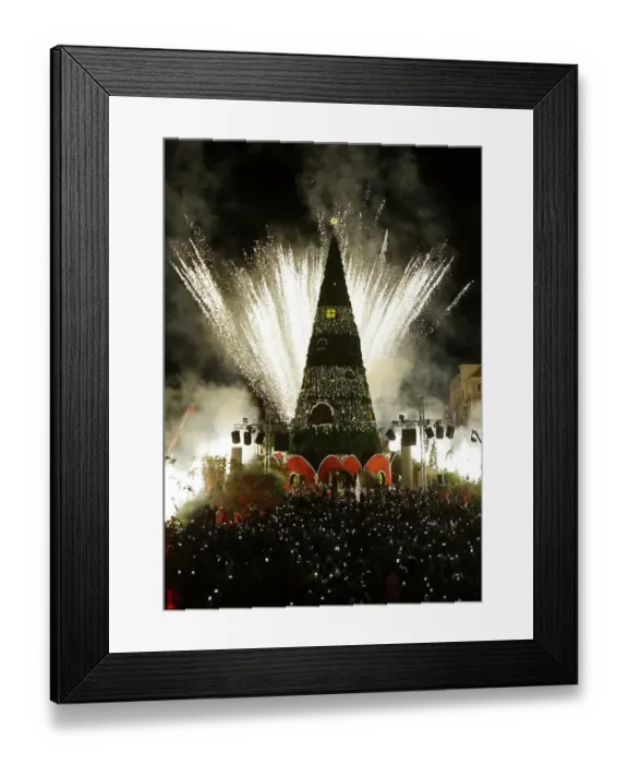 Framed Print : Lebanon-Religion-Christmas Framed Print : Lebanon-Religion-Christmas