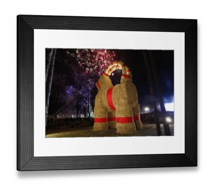 Framed Print : Sweden - Christmas - Decorations Framed Print : Sweden - Christmas - Decorations