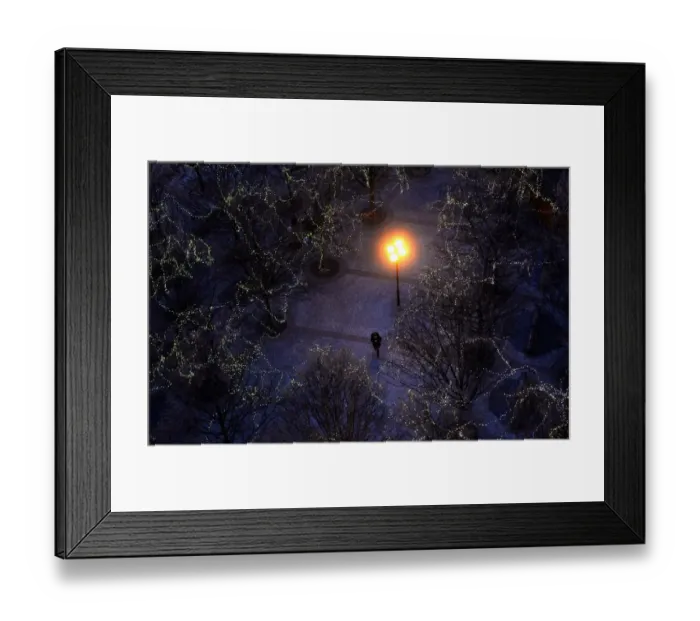 Framed Print : Czech - Christmas - Lights