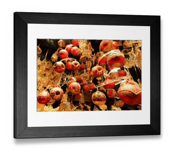 Framed Print : Feature-Austria-Xmas