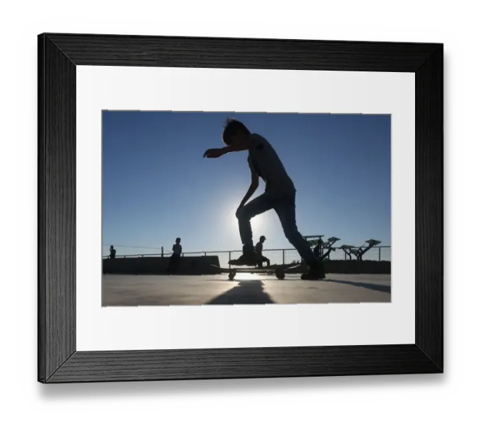 Framed Print : Palestinian-Skateboarding Framed Print : Palestinian-Skateboarding