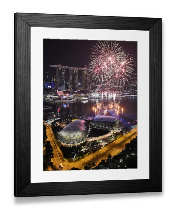 Framed Print : Singapore-New-Year Framed Print : Singapore-New-Year