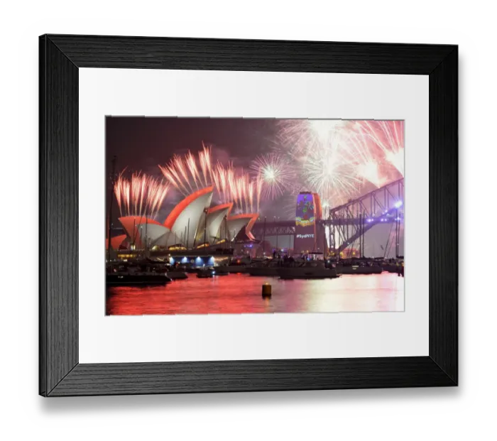 Framed Print : Australia-New-Year