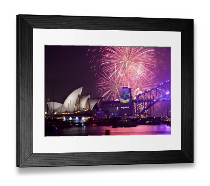 Framed Print : Australia-New-Year