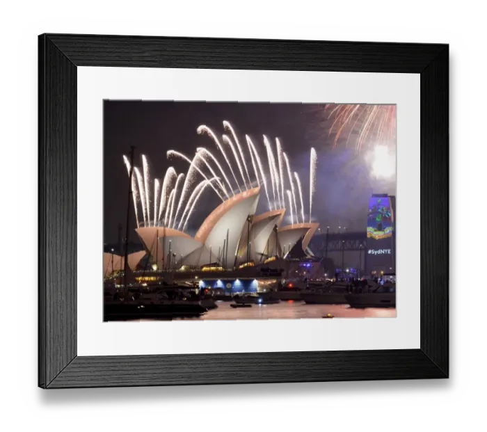 Framed Print : Australia-New-Year Framed Print : Australia-New-Year