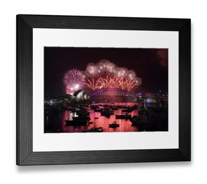 Framed Print : Australia-New-Year