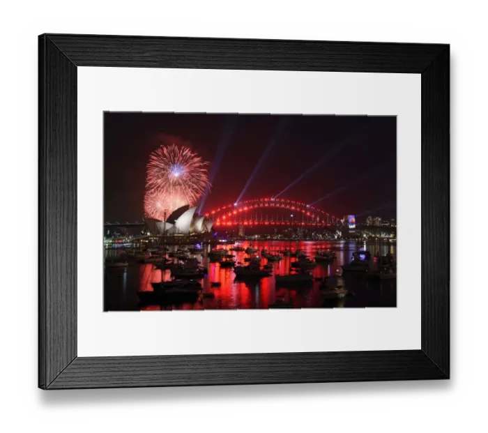 Framed Print : Australia-New-Yeaar