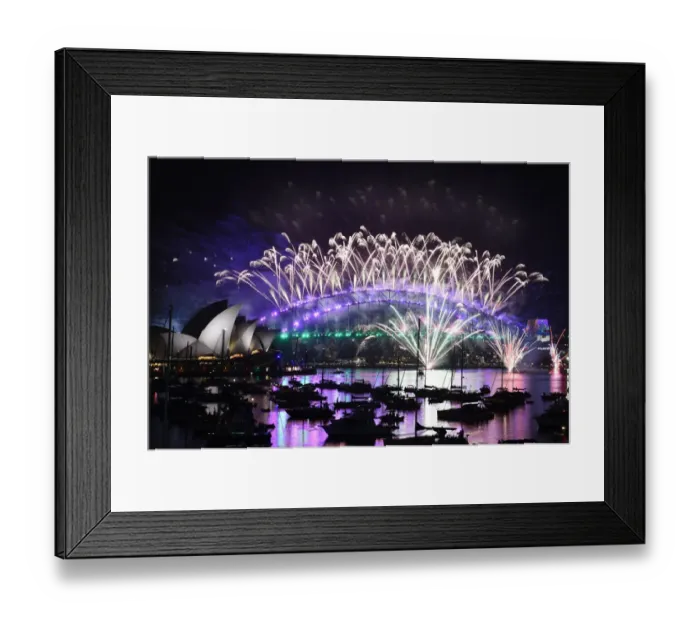 Framed Print : Australia-New-Year Framed Print : Australia-New-Year