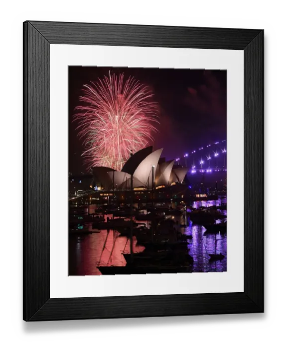 Framed Print : Australia-New-Year