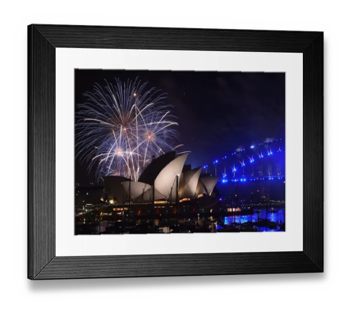 Framed Print : Australia-New-Year