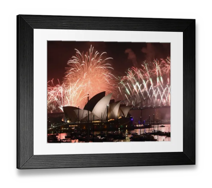 Framed Print : Australia-New-Year