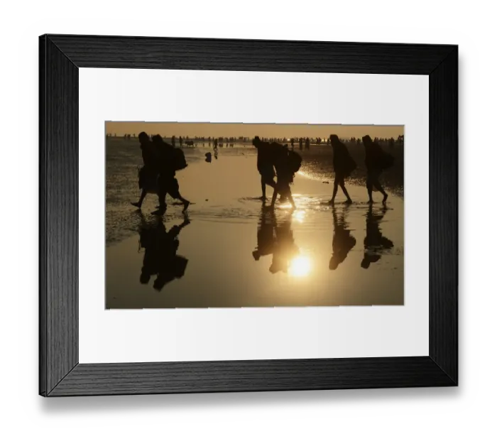 Framed Print : India-Religion-Hinduism-Gangasagar