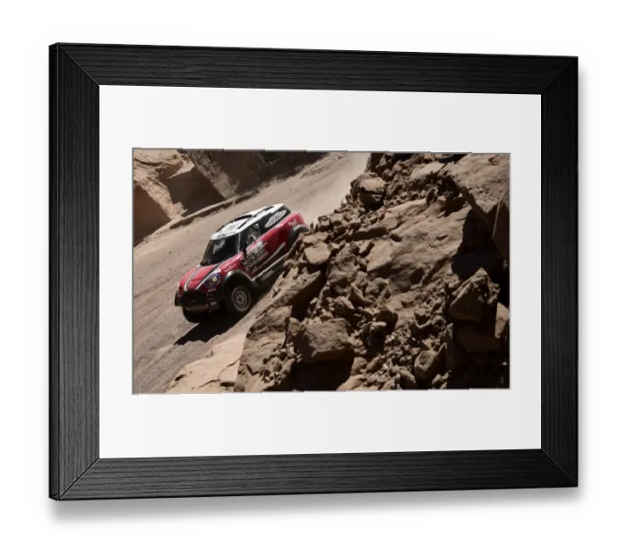 Framed Print : Auto-Moto-Rally-Dakar-Stage10
