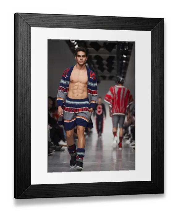 Framed Print : Fashion-Britain-Men-Sibling Framed Print : Fashion-Britain-Men-Sibling