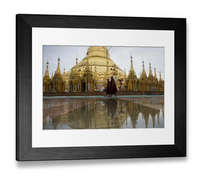 Framed Print : Myanmar-Religion-Buddhism
