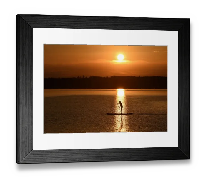 Framed Print : Germany-Bavaria-Tourism-Paddle